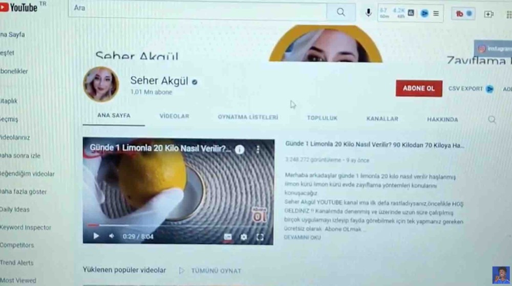 seher akgul youtube kanali ne kadar kazaniyor